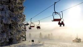 ski lifts at Cerna Hora / Janske Lazne ski resort