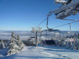 Ještěd ski resorts at Jizerske mountains